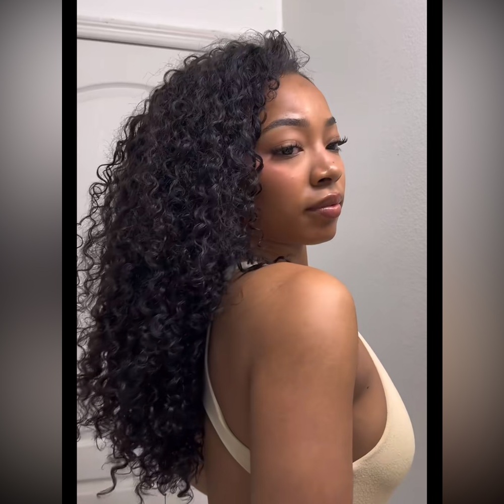 Curly Black Hair Extension